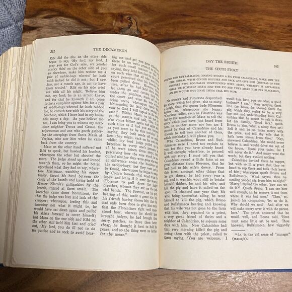 The Decameron of Boccaccio Illustrated Book 1931 Copyright - Picture 7 of 13